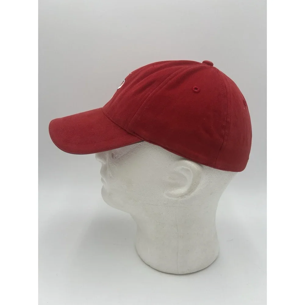 Budweiser B Logo Red Flex Fit Baseball Cap Hat Official 2004 Anheuser Busch